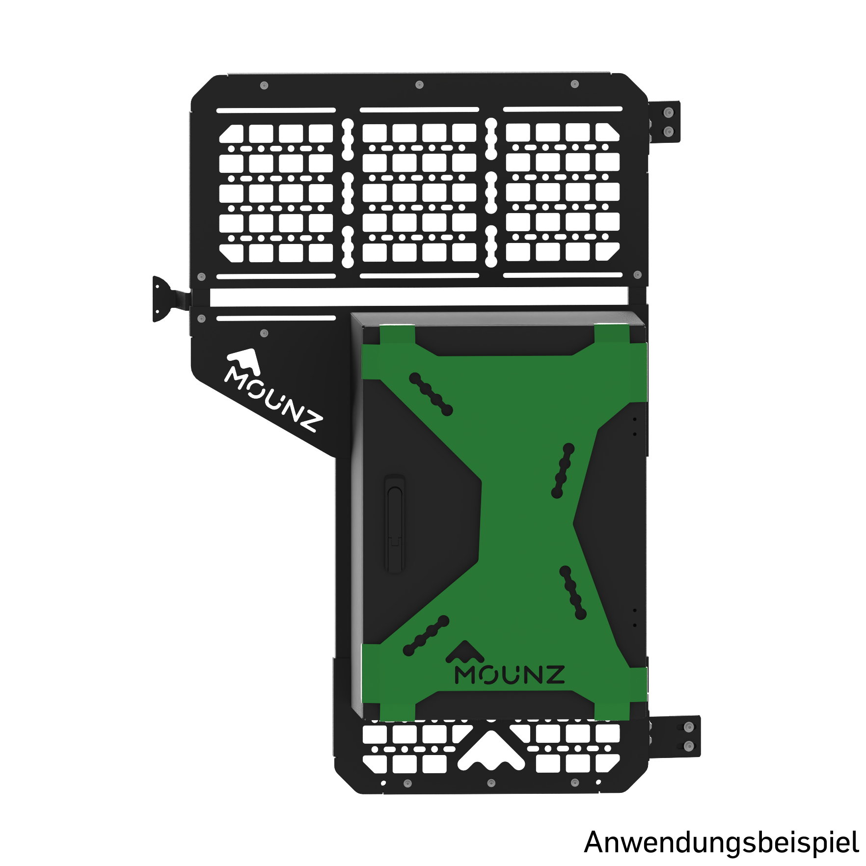 MOUNZ Herckträger und Heckbox Smaragdgrün MOUNZ Herckträger und Heckbox Smaragdgrün
