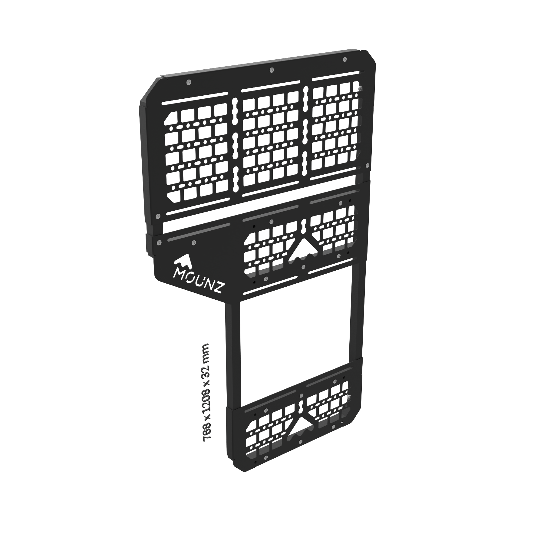 MOUNZ Heckträger Sherpa R bemaßt
