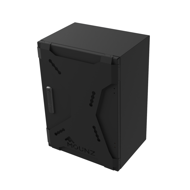 Terrain Box 100 R – Detailansicht der wetterfesten Heckbox für Mercedes Sprinter und VW Crafter